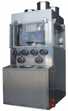 ZPW125 Triple-Layers and Multi-function Rotary Tablet Press Machine
